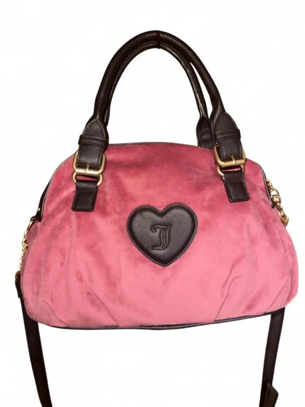 Juicy Couture “Juicy Crown Satchel”, chateau rose